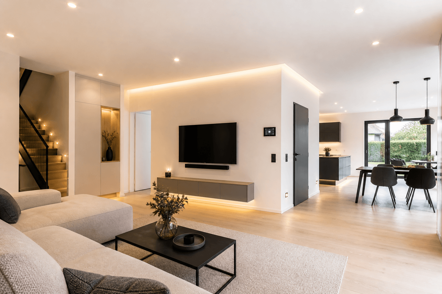Elektroinstallation in einem Neubau Einfamilienhaus